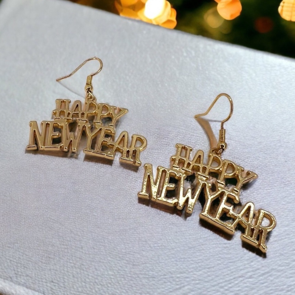 NEW! Happy New Year Earrings